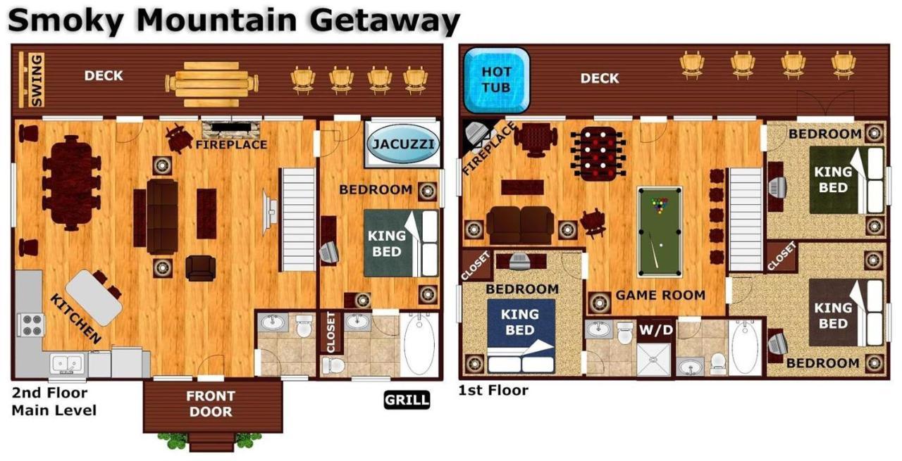 Вилла Smoky Mountain Getaway #435 Севьервилл Экстерьер фото